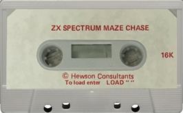 Cartridge artwork for Maze Chase on the Sinclair ZX Spectrum.