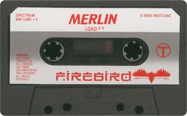 Cartridge artwork for Merlin 92 on the Sinclair ZX Spectrum.