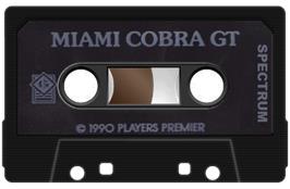 Cartridge artwork for Miami Cobra Gt on the Sinclair ZX Spectrum.