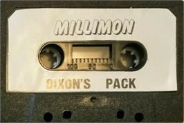 Cartridge artwork for Millimon on the Sinclair ZX Spectrum.