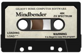 Cartridge artwork for Mindbender on the Sinclair ZX Spectrum.