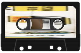 Cartridge artwork for Mission Jupiter on the Sinclair ZX Spectrum.