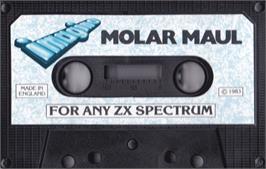 Cartridge artwork for Molar Maul on the Sinclair ZX Spectrum.