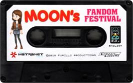 Cartridge artwork for Moon's Fandom Festival on the Sinclair ZX Spectrum.