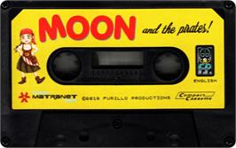 Cartridge artwork for Moon And The Pirates on the Sinclair ZX Spectrum.