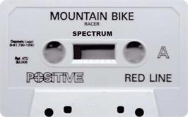Cartridge artwork for Mountain Bike Racer (Positive) on the Sinclair ZX Spectrum.