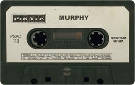 Cartridge artwork for Murphy on the Sinclair ZX Spectrum.