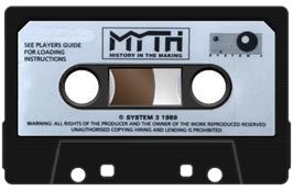 Cartridge artwork for Myth - History In The Making on the Sinclair ZX Spectrum.