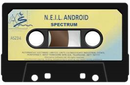 Cartridge artwork for NEIL Android on the Sinclair ZX Spectrum.