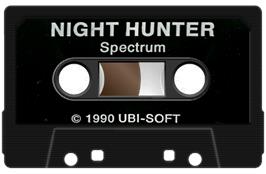 Cartridge artwork for Night Hunter on the Sinclair ZX Spectrum.