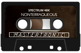 Cartridge artwork for Nonterraqueous on the Sinclair ZX Spectrum.