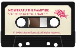 Cartridge artwork for Nosferatu The Vampyre on the Sinclair ZX Spectrum.