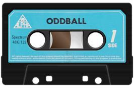 Cartridge artwork for Odd Ball on the Sinclair ZX Spectrum.