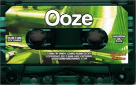 Cartridge artwork for Ooze on the Sinclair ZX Spectrum.