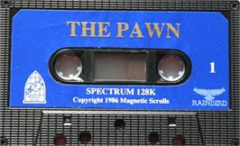 Cartridge artwork for Pawn, The on the Sinclair ZX Spectrum.