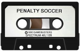 Cartridge artwork for Penalty Soccer on the Sinclair ZX Spectrum.