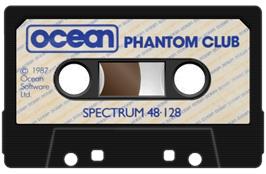 Cartridge artwork for Phantom Club on the Sinclair ZX Spectrum.