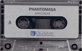 Cartridge artwork for Phantomasa on the Sinclair ZX Spectrum.