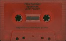 Cartridge artwork for Pink Panther on the Sinclair ZX Spectrum.