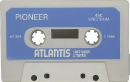 Cartridge artwork for Pioneer on the Sinclair ZX Spectrum.