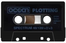 Cartridge artwork for Plotting on the Sinclair ZX Spectrum.