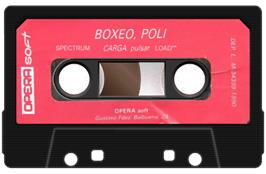 Cartridge artwork for Poli Díaz on the Sinclair ZX Spectrum.