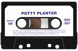 Cartridge artwork for Potty Planter on the Sinclair ZX Spectrum.