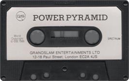Cartridge artwork for Power Pyramids on the Sinclair ZX Spectrum.