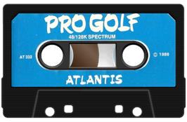 Cartridge artwork for Pro Golf on the Sinclair ZX Spectrum.