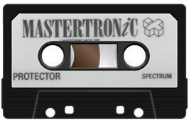 Cartridge artwork for Protector on the Sinclair ZX Spectrum.