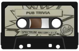 Cartridge artwork for Pub Trivia Simulator on the Sinclair ZX Spectrum.