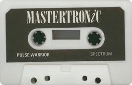 Cartridge artwork for Pulse Warrior on the Sinclair ZX Spectrum.