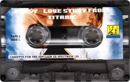 Cartridge artwork for Pussy - Love Story From Titanic on the Sinclair ZX Spectrum.