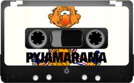 Cartridge artwork for Pyjamarama on the Sinclair ZX Spectrum.