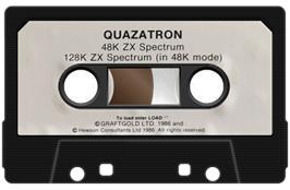 Cartridge artwork for Quattro Cartoon on the Sinclair ZX Spectrum.