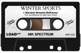 Cartridge artwork for Quattro Sports on the Sinclair ZX Spectrum.