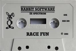 Cartridge artwork for Race Fun on the Sinclair ZX Spectrum.