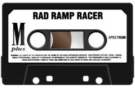 Cartridge artwork for Rad Ramp Racer on the Sinclair ZX Spectrum.