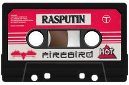 Cartridge artwork for Rasputin on the Sinclair ZX Spectrum.