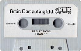 Cartridge artwork for Reflections on the Sinclair ZX Spectrum.