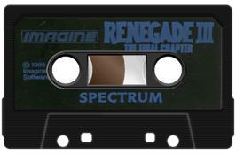 Cartridge artwork for Renegade 3 - The Final Chapter on the Sinclair ZX Spectrum.