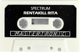 Cartridge artwork for Rentakill Rita on the Sinclair ZX Spectrum.