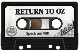 Cartridge artwork for Return To Oz on the Sinclair ZX Spectrum.