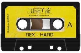 Cartridge artwork for Rex Hard on the Sinclair ZX Spectrum.