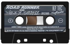 Cartridge artwork for Road Runner And Wile E. Coyote on the Sinclair ZX Spectrum.