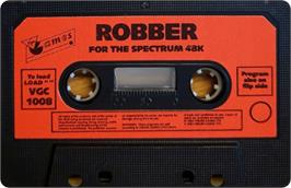 Cartridge artwork for Robber on the Sinclair ZX Spectrum.