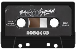 Cartridge artwork for Robocop on the Sinclair ZX Spectrum.