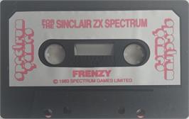 Cartridge artwork for Robotics on the Sinclair ZX Spectrum.