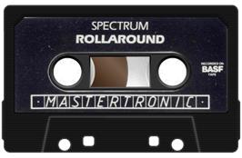 Cartridge artwork for Rollaround on the Sinclair ZX Spectrum.
