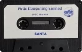 Cartridge artwork for Santa on the Sinclair ZX Spectrum.